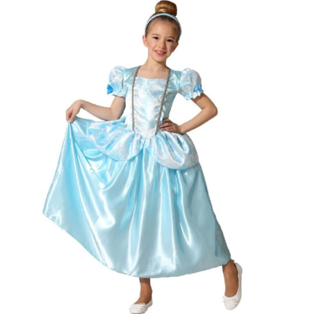 Disfraz De Princesa Azul Infantil - Disfraces de Princesas para Niñas