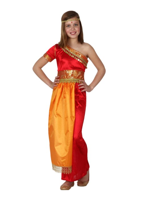 Disfraz De Hindu Niña - Disfraces de Arabe para Niña