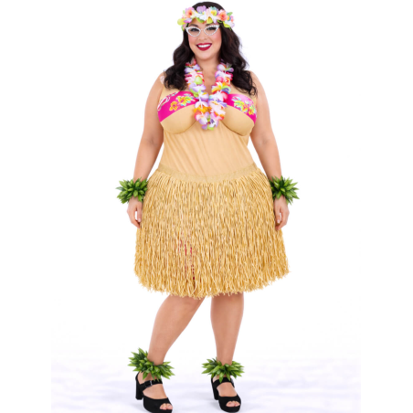 Disfraz De Hawaiana Gorda Mujer - Disfraces Despedidas Soltera - Disfraces Despedida  Soltera