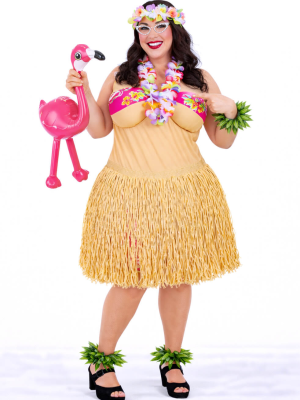 Disfraz De Hawaiana Gorda Mujer - Disfraces Despedidas Soltera - Disfraces Despedida  Soltera
