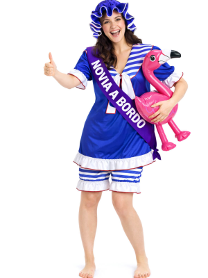 Disfraz De Bañista Con Banda - Disfraces Despedidas De Soltera - Disfraces Despedida  Soltera