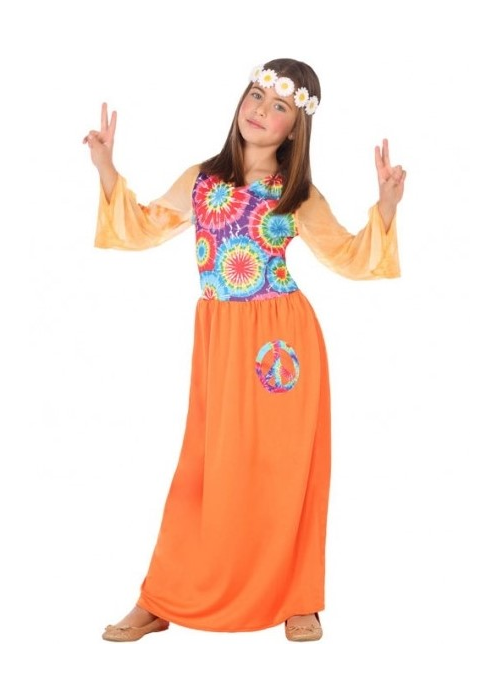 Disfraz De Hippie Vestido Infantil