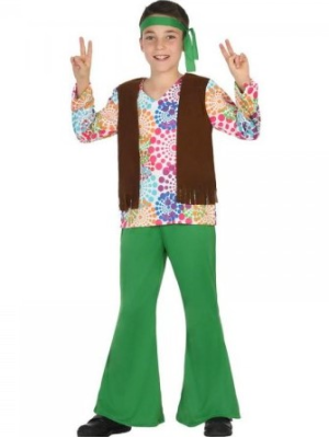 Vestit De Hippie Marró Nen