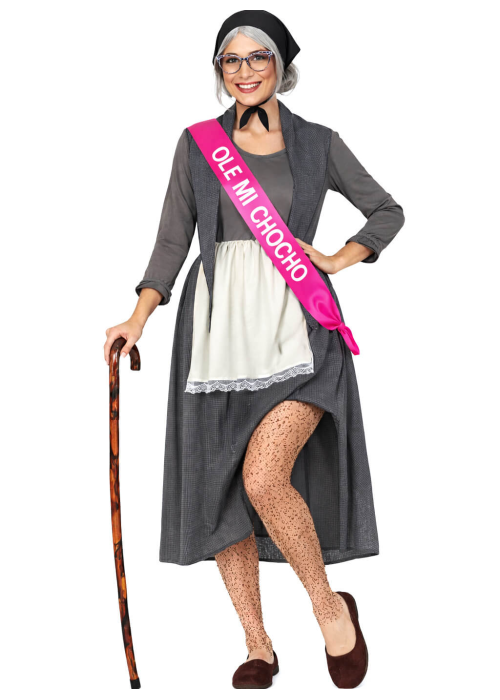 Disfraz De Abuela Chochona Mujer - Disfraces Despedidas De Soltera - Disfraces despedida Soltera - Los mas vendidos