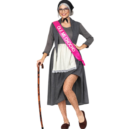 Disfraz De Abuela Chochona Mujer - Disfraces Despedidas De Soltera - Disfraces despedida Soltera - Los mas vendidos