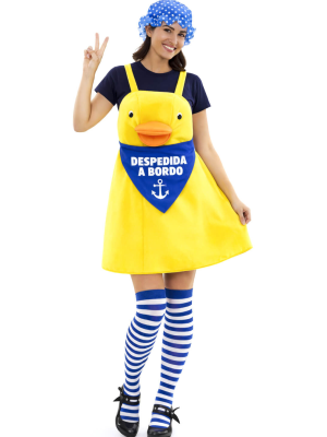 Disfraz De Patito a Bordo Mujer - Disfraces Despedida de Soltera - Disfraces despedida Soltera - Los mas vendidos