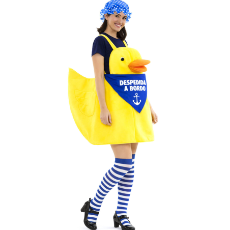 Disfraz De Patito a Bordo Mujer - Disfraces Despedida de Soltera - Disfraces despedida Soltera - Los mas vendidos
