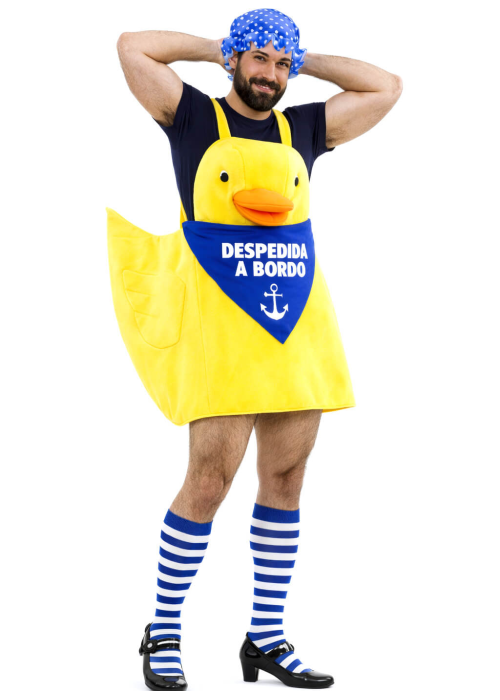 Disfraz De Patito A Bordo Hombre - Disfraces Despedidas de Soltero - Disfraces despedida Soltero - Los mas vendidos
