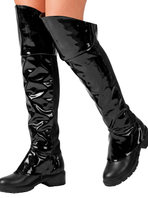 Acheter des couvre-bottes en Vinyle Noir pour seulement 7.00€ – Atelier de costumes en ligne