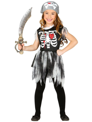 Disfraz de Piratesa Fantasma Infantil - Disfraces de Piratas para Niñas