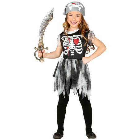 Disfraz de Piratesa Fantasma Infantil - Disfraces de Piratas para Niñas