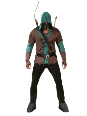 Comprar Disfraz de Arquero Verde - Disfraces de Robin Hood para Hombre