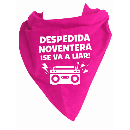 Pañuelo Para Despedidas Despedia Noventera - Complementos Despedidas - Pañuelos y Corbatas para Despedidas