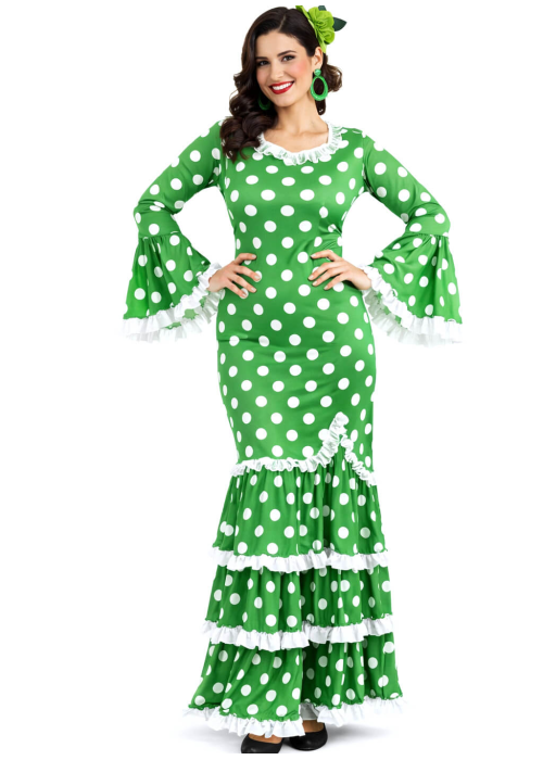 Disfraz De Flamenca Verde