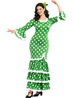 Disfraz De Flamenca Verde