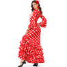 Disfraz De Sevillana Rojo Y Blanco