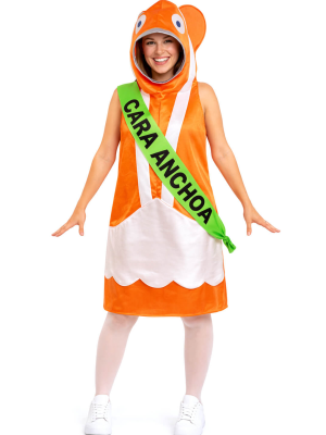Disfraz de Pez Cara Anchoa Mujer - Disfraces Despedida de Soltera
