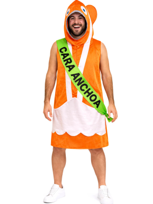 Disfraz De Pez Cara Anchoa Hombre - Disfraces Despedida de Soltero - Productos Amazon