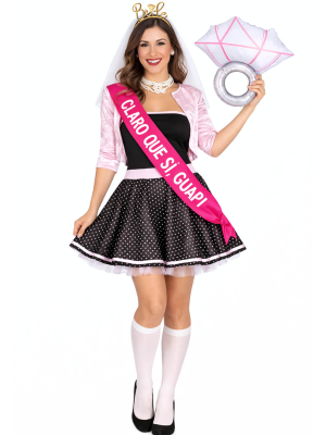 Vestit De Núvia De 50, Amb La Banda - Comiats De Soltera