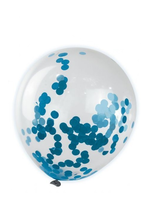 Comprar Bolsa con 3 Globos con Confetti Oro 30cm - CELEBRACIONES