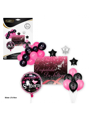 Set de Globos y Cartel para Despedidas Soltera