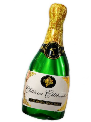 Globo Botella de ChampagneFoil 46x94cm- Globos Formas Metalizado