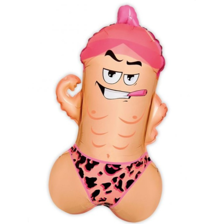 Globo Pene Musculoso 68cm - Despedidas Soltera - Hinchables para Despedidas