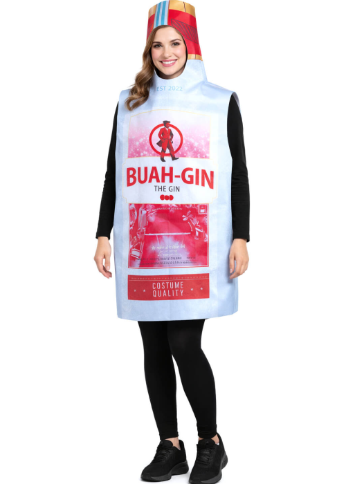 Disfraz De Botella De Ginebra Mujer - Disfraces Originales