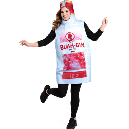 Disfraz De Botella De Ginebra Mujer - Disfraces Originales - Disfraces Divertidos para Mujer