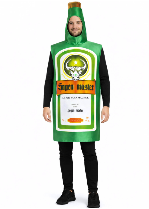 ⭐ Disfraz De Botella Jagermeister - Disfraces Originales Despedidas
