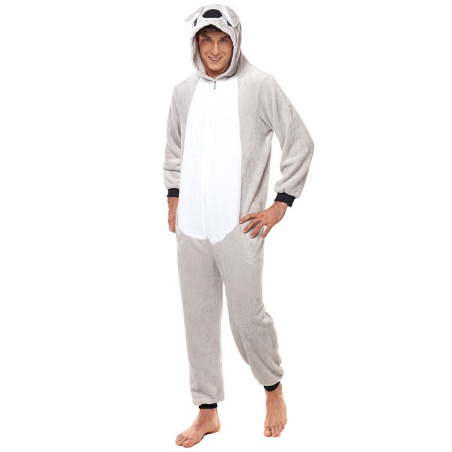 Disfraz De Koala Pijama Peluche - Disfraces de Animales Adultos