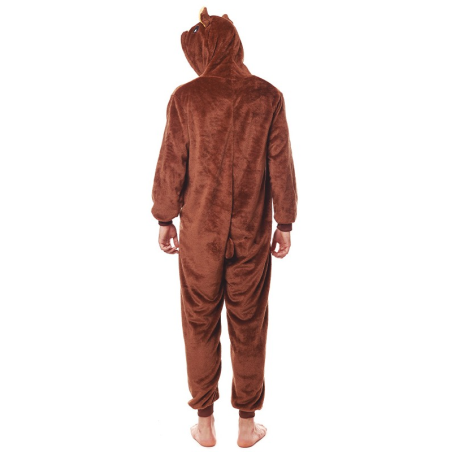Disfraz De Oso Marron Pijama Peluche - Disfraces de Animales Adultos