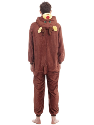 Disfraz De Reno Pijama Peluche - Disfraces de Animales Adultos