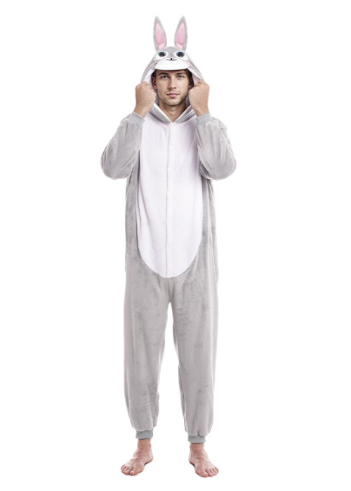 Disfraz De Conejo Gris