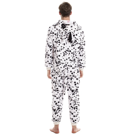 Disfraz De Perro Dalmata Pijama Peluche - Disfraces de Animales Adultos