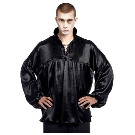 Camisa Negra - Complementos para Disfraces - Chaquetas y Camisetas
