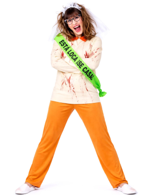 Disfraz De Novia Loca Con Banda - Disfraces Despedidas De Soltera