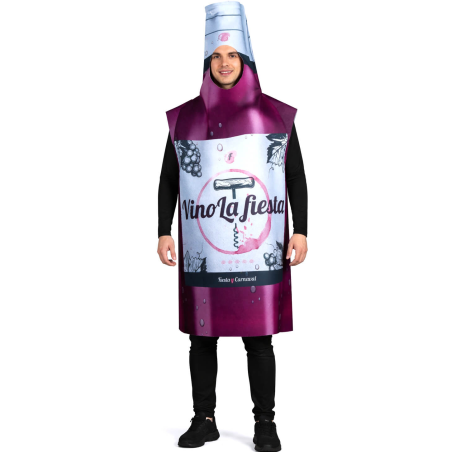 Disfraz De Botella De Vino - Disfraces Originales - Disfraces Divertidos para Hombre