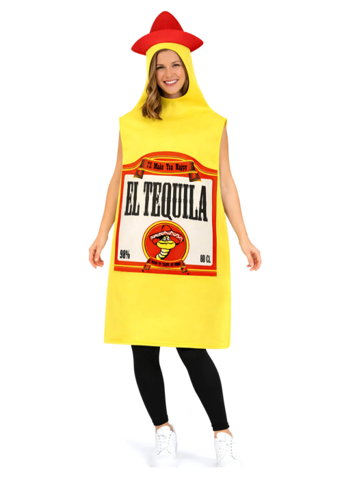 Disfraz De Botella De Tequila Mujer - Disfraces Originales
