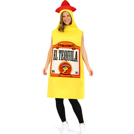 Disfraz De Botella De Tequila Mujer - Disfraces Originales - Disfraces Divertidos para Mujer