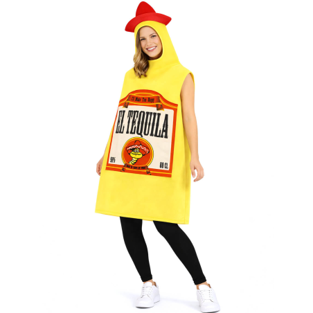 Disfraz De Botella De Tequila Mujer - Disfraces Originales - Disfraces Divertidos para Mujer
