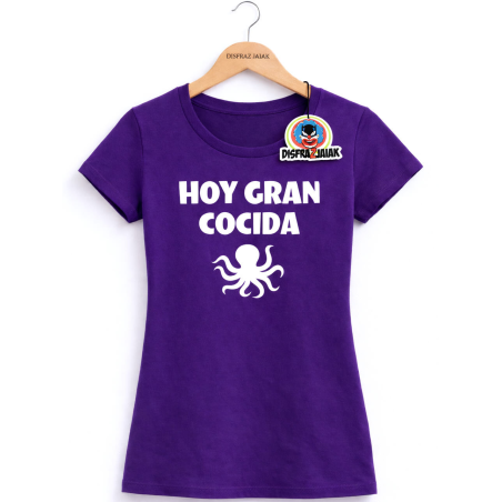 Camiseta Hoy Gran Cocida Mujer - Camisetas Despedidas Soltera - Camisetas y Delantales para Despedidas