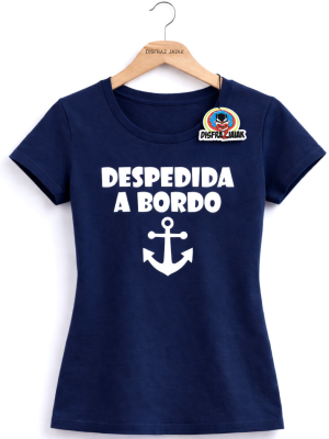 Camiseta de Despedida A Bordo - Camisetas Amigas Despedidas de Soltera