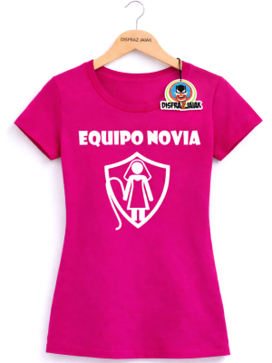 Camiseta de Equipo Novia - Camisetas Amigas Despedidas de Soltera