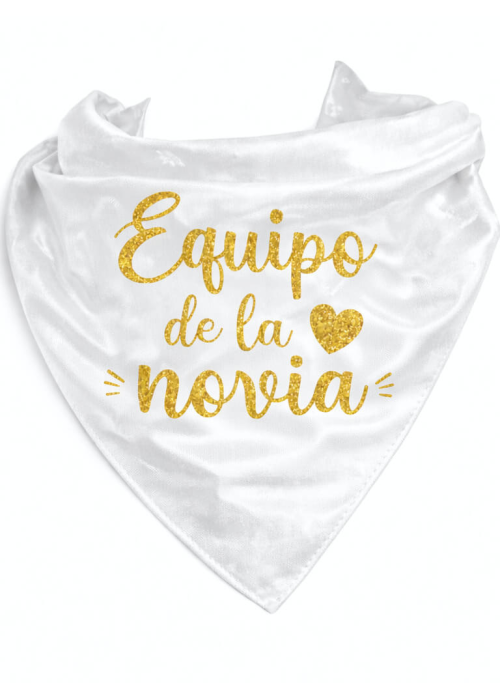Pañuelo Para Despedidas Equipo de La Novia Purpurina - Complementos Despedidas - Pañuelos y Corbatas para Despedidas