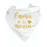 Pañuelo Para Despedidas Equipo de La Novia Purpurina - Complementos Despedidas - Pañuelos y Corbatas para Despedidas