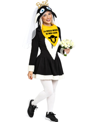 Disfraz De Oveja Negra Novia Mujer - Disfraces Despedidas de Soltera