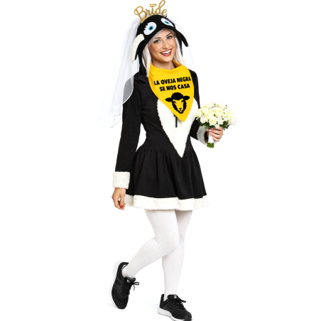 Disfraz De Oveja Negra Novia Mujer - Disfraces Despedidas de Soltera - Disfraces despedida Soltera - Los mas vendidos