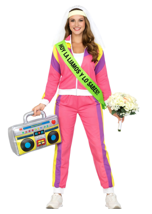 Disfraz De Novia Ochentera mujer - Disfraces Despedidas De Soltera - Disfraces despedida Soltera - Los mas vendidos