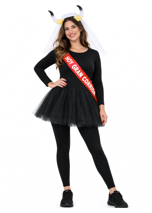 Disfraz De Novia Loca Con Banda - Disfraces Despedidas De Soltera